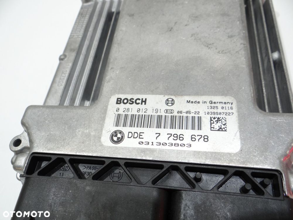 STEROWNIK KOMPUTER SILNIKA BMW E60 535 D 306D4 7796678 - 2