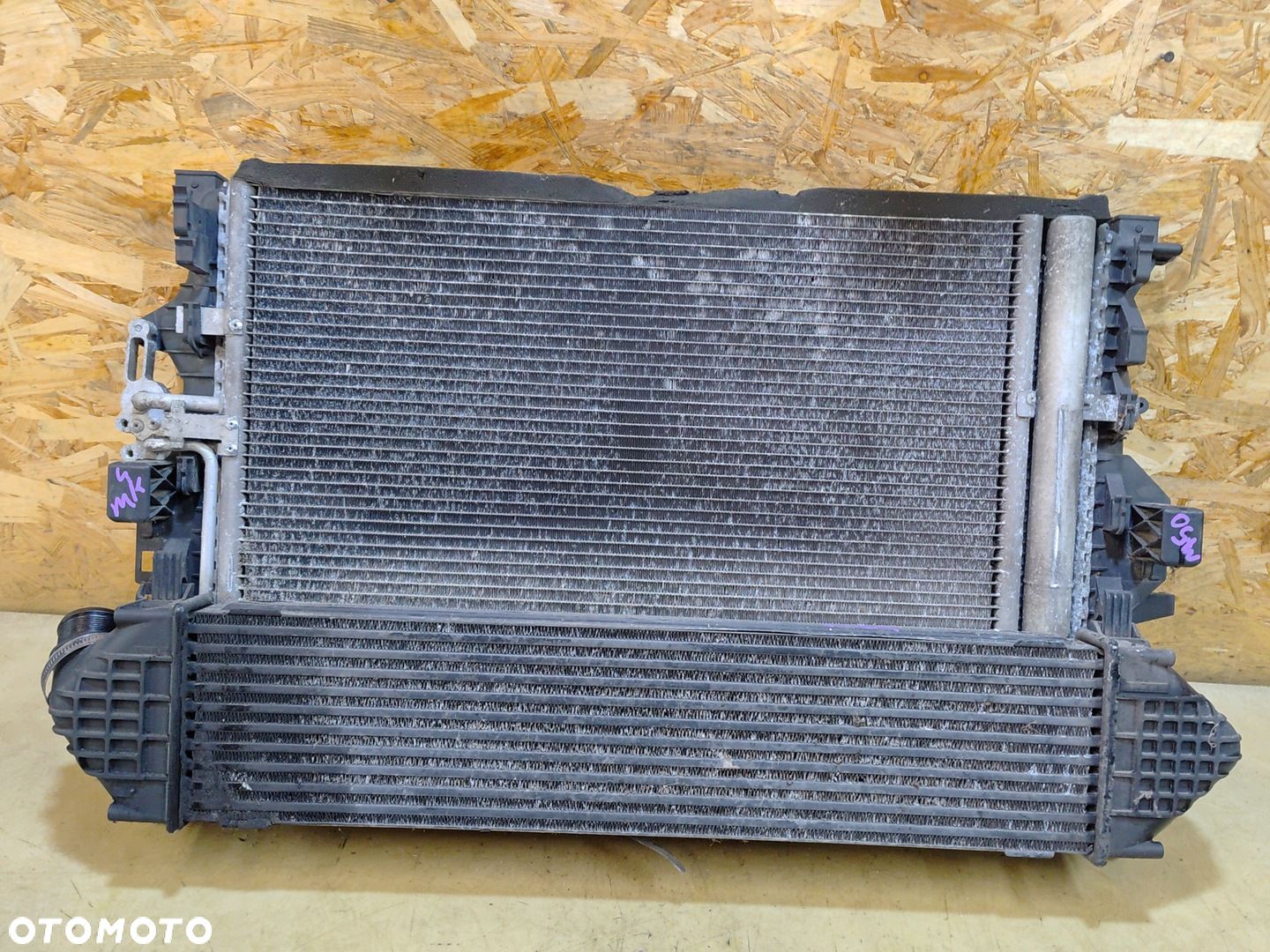 MONDEO MK4 S-MAX 2.0 TDCI CHŁODNICA WODY KLIMATYZACJI INTERCOOLER - 1