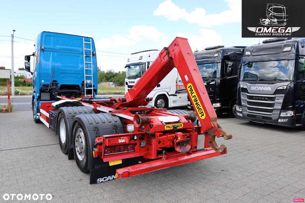 Scania R 450 Hakowiec // Oś skrętna // PALFINGER // Klima postojowa / - 30