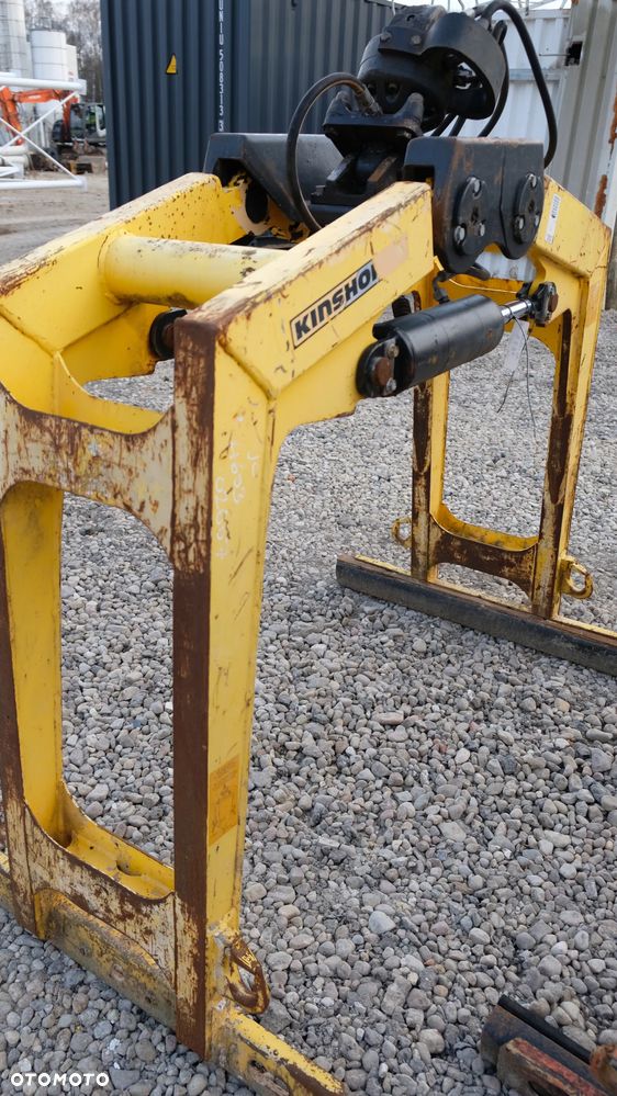 Chwytak blokowy hydrauliczny obrotowy rotator kinshofer 2 tony bloki lego - 9