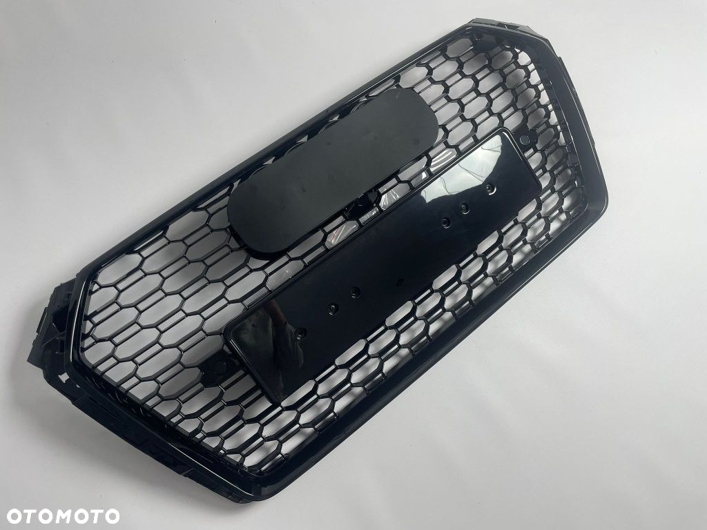 Audi A4 B9 Przednia Atrapa Chłodnicy Plaster Miodu Grill Czarny Połysk - 6