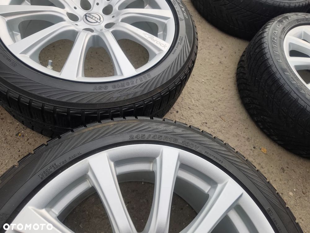 5x114,3 Felgi Aluminiowe Alufelgi 9j 8j 18 Koła Zimowe Zima 5x114 Nissan 350Z 370Z Skyline 7,5-6mm Legnica ALU-RAD 225/50 245/45 - 12