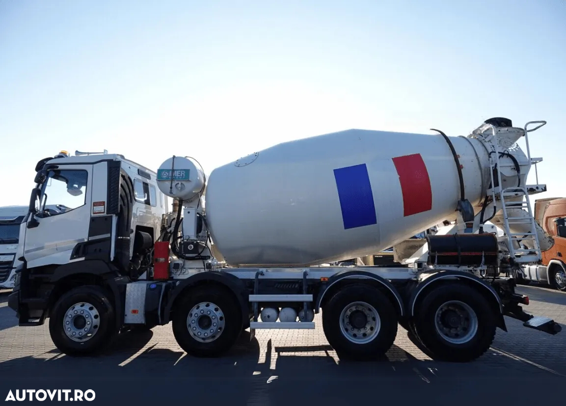 Renault C 430 8x4 Betoniera/Beton Mixer 9m3, TOP !!! - 5