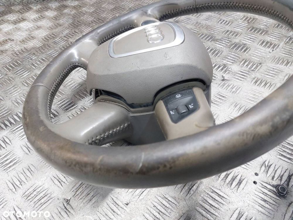 KIEROWNICA GRZANA + PODUSZKA AUDI A8 D3 4F0419091AH 4E0880201BL - 9