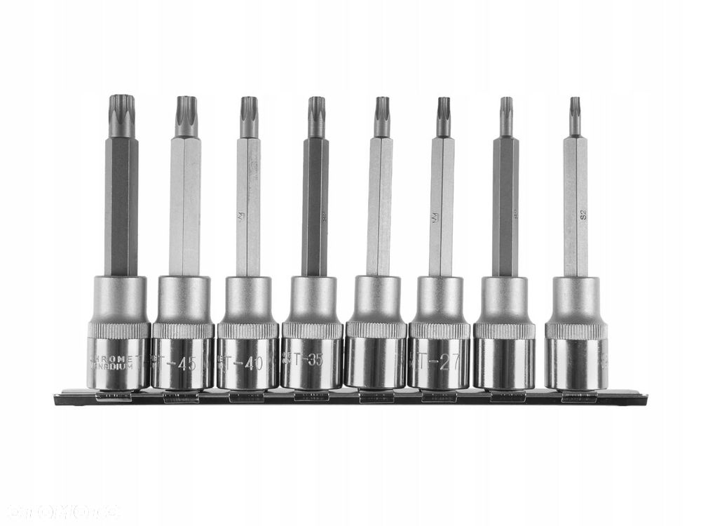ZESTAW KLUCZY NASADOWYCH TORX KLUCZE T20-50 8 szt - 11