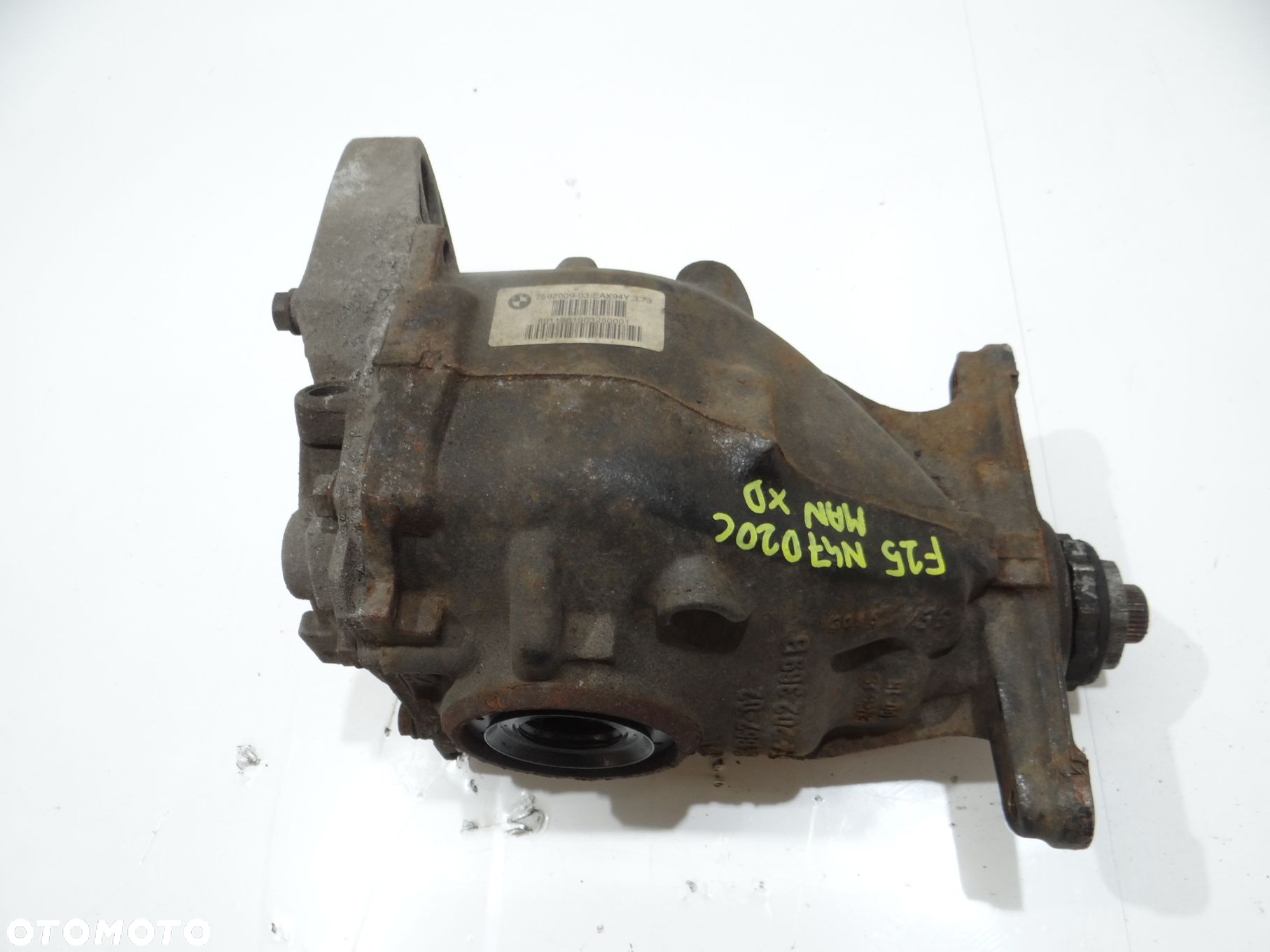 MOST DYFER BMW X3 F25 N47D20C 2.0D X DRIVE MANUAL 7592009 3,73 - 3