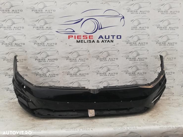 Bara fata Volkswagen Golf 7 R-Line Facelift an 2017-2019 Gauri pentru 4 senzori si spalatoare faruri - 1