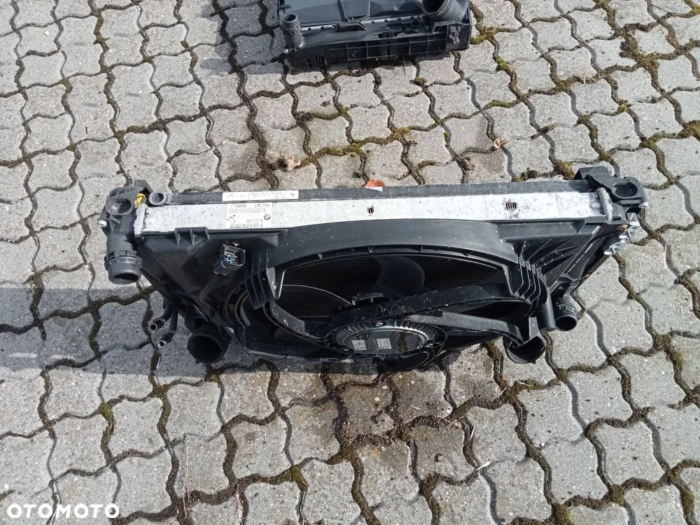 chłodnica wody klimatyzacji bmw e 90 2.0 d komplet - 1