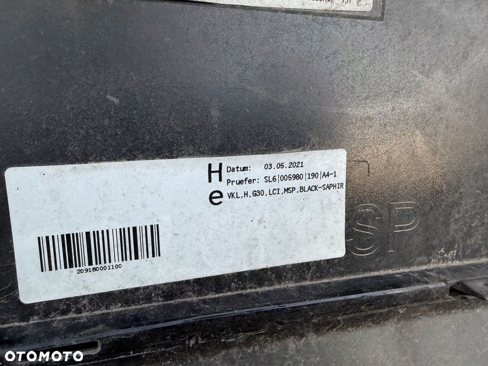 zderzak tył tylny bmw serii 5 g30 sedan lift fl lci 2020- m-pakiet 8098688 - 7