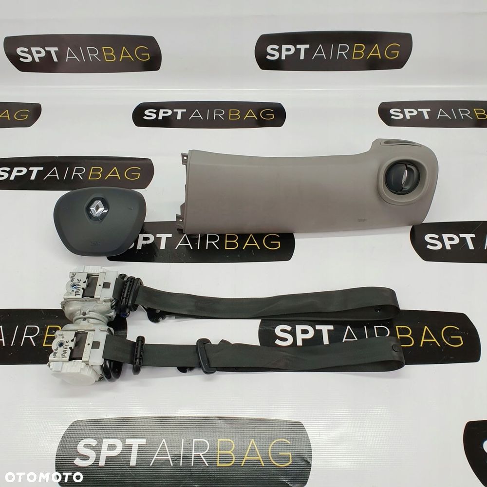 RENAULT TRAFIC DESKA ROZDZIELCZA KONSOLA KOKPIT PULPIT PODUSZKI AIRBAG AIR BAG PASY KIT SET - 1