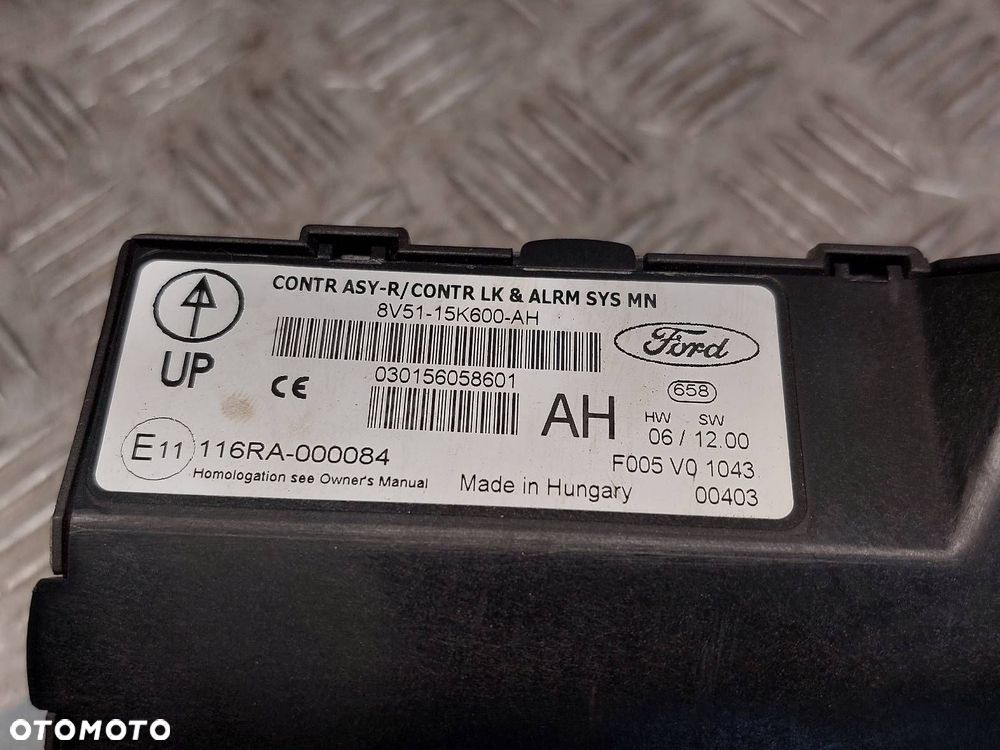 ZESTAW STARTOWY (USZKODZONY) FORD FIESTA MK6 AV21-12A650-BB 1.25 2010r - 15