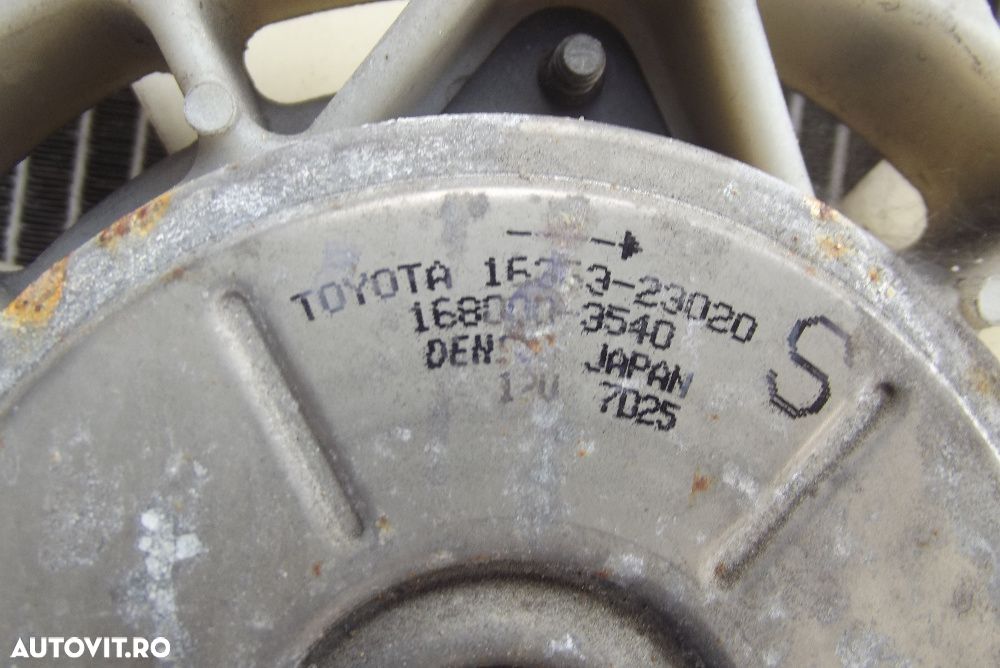 Radiator Toyota Yaris 1.4 diesel 2001-2005 ventilator vas expansiune - 3