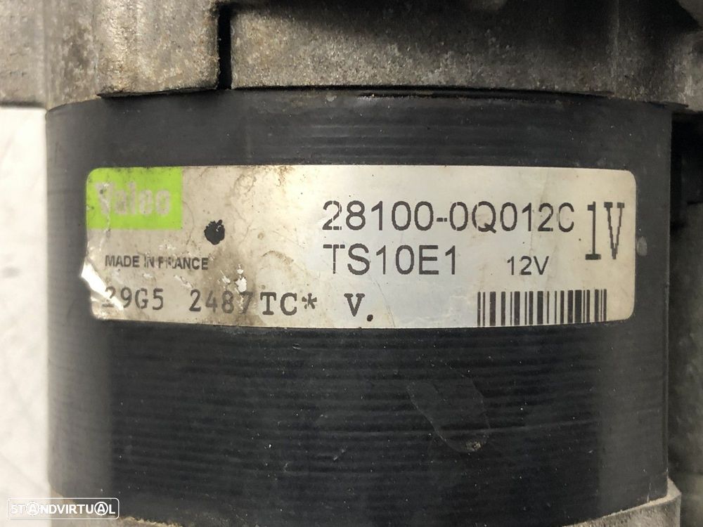 Motor de arranque TOYOTA YARIS 1.0 12.10 - REF. TS10E11  MOTOR 1KR - 5