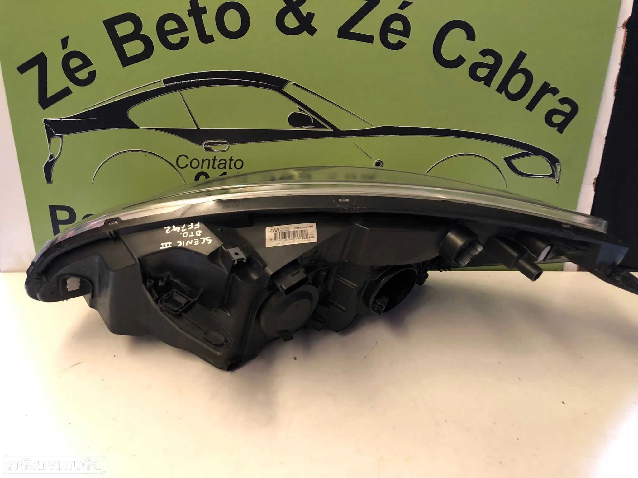 RENAULT SCENIC III 3 FAROL DIREITO - FF742 - 7