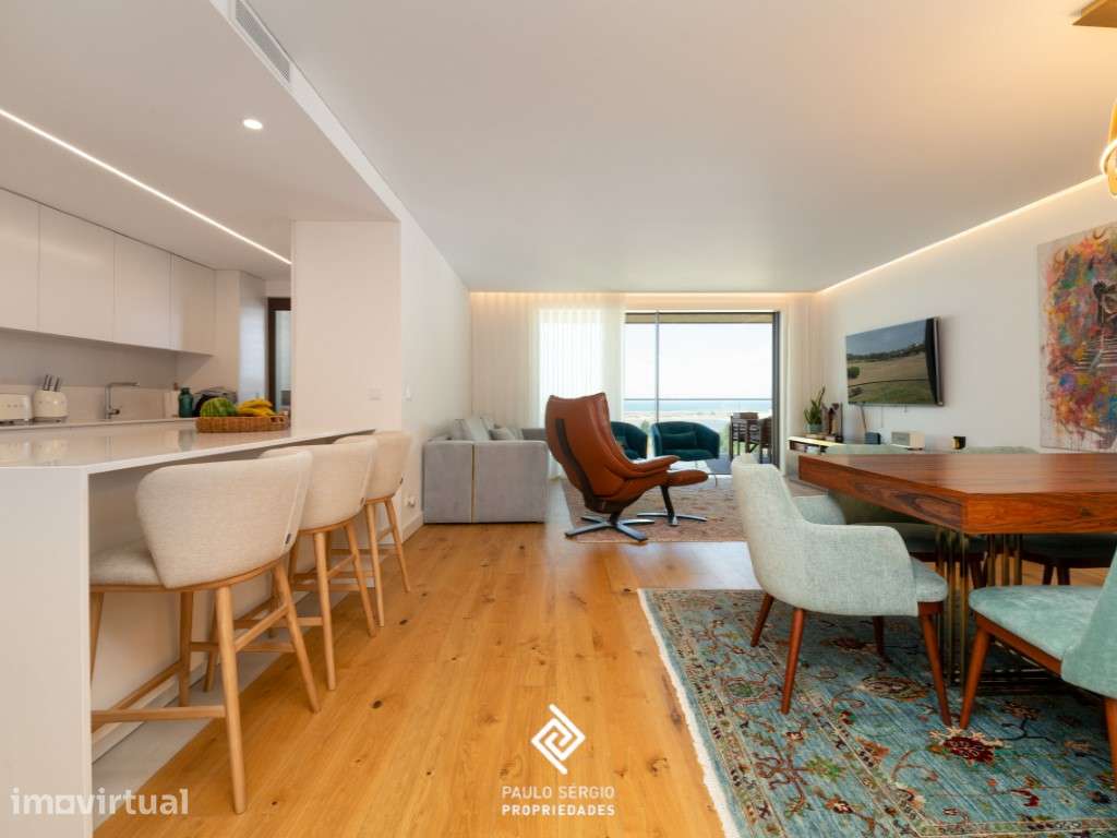 Apartamento T3 | Terraço de 51,75 m² | Vista Rio e Mar | Quinta Mar... - Grande imagem: 4/27