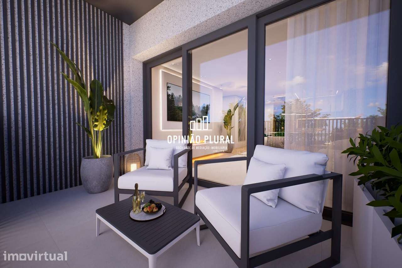 T2 Premium com Varanda e Garagem | Garden Park Plaza  Avintes - Grande imagem: 4/18