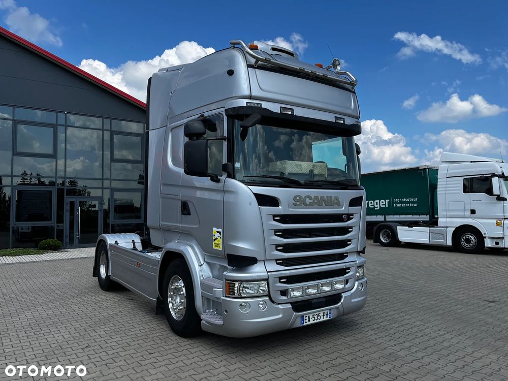 Scania R450 BEZ EGR/TOPLINE/SPROWADZONA Z FRANCJI/CAŁA NA PODUSZKACH/ALU FELGI/PTO/LODÓWKA/ - 3