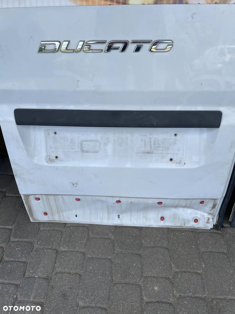 FIAT DUCATO DRZWI LEWE PRAWE TYŁ TYLNE kompletne białe 06- H1 niski - 2