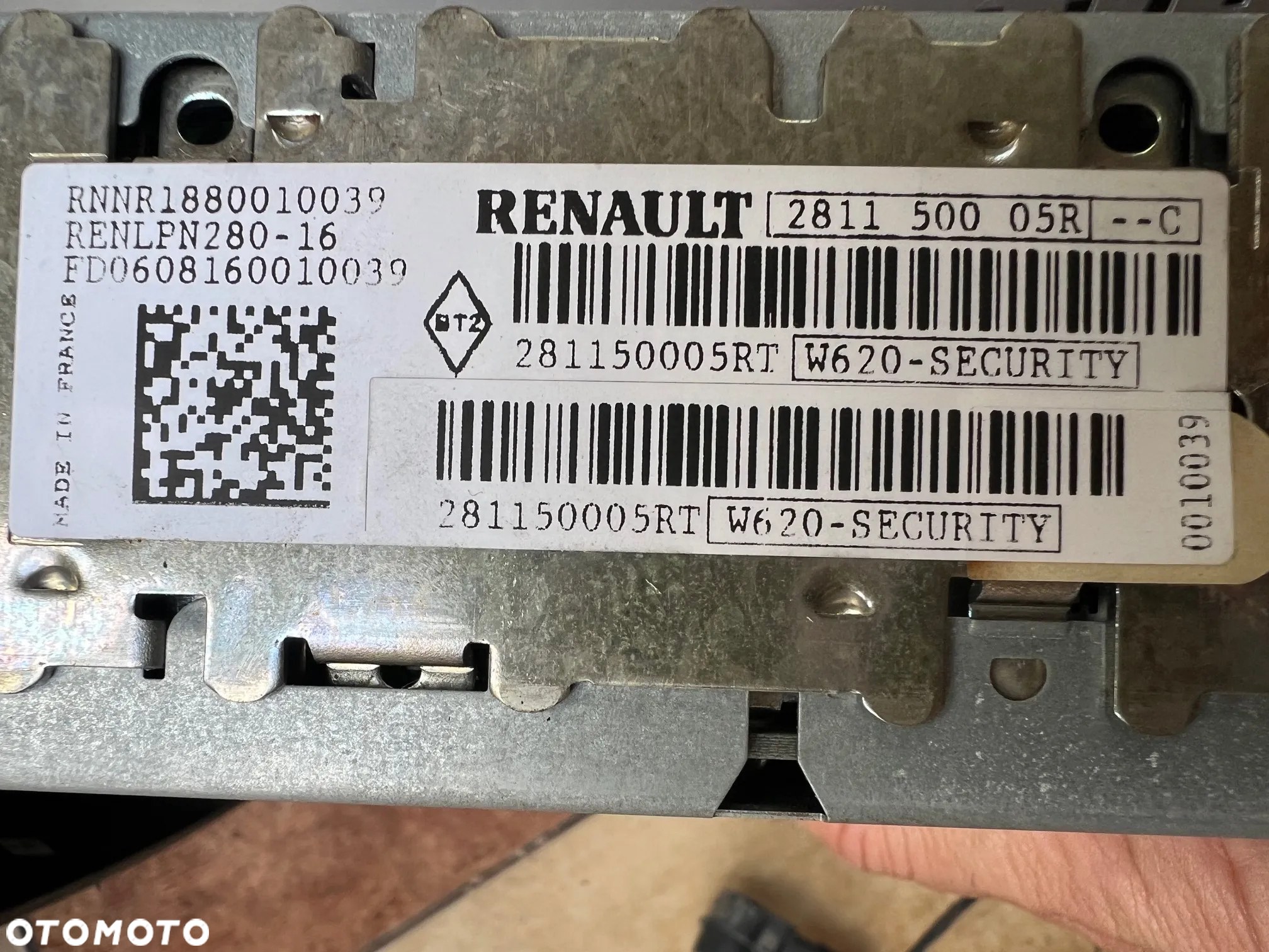 RADIO NAVI RENAULT LAGUNA III 281150005R - 5