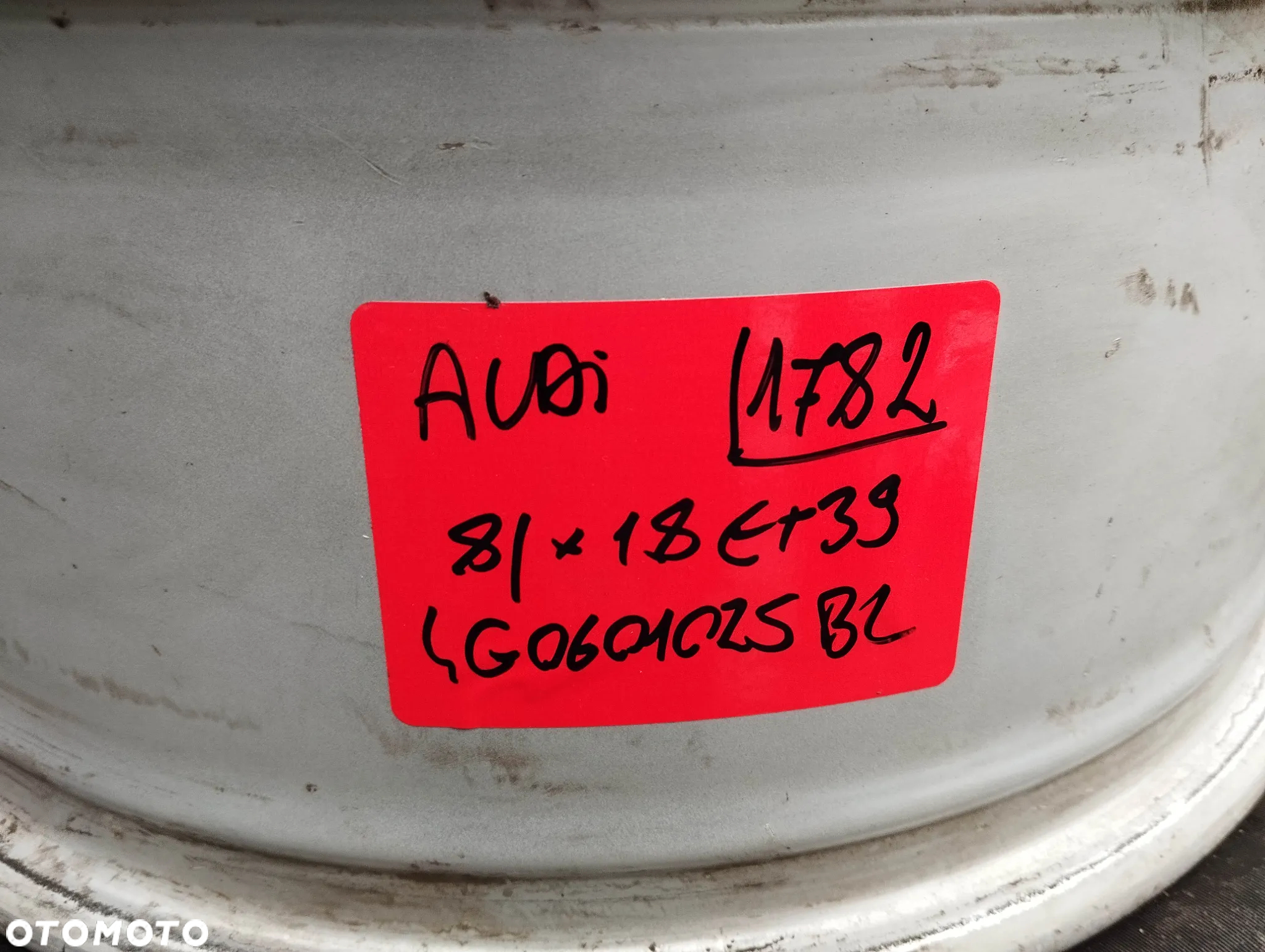 Audi 4G0 A6 Felga 5x112 18 8J ET39 4G0601025 1szt - 3