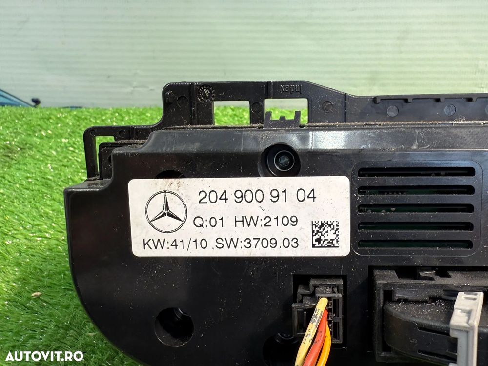 PANOU COMANDA AC / CLIMA MERCEDES BENZ C250 W204 C-Class 2011 2.1 DIESEL COD OEM 2049009104 2007-2015 - 6