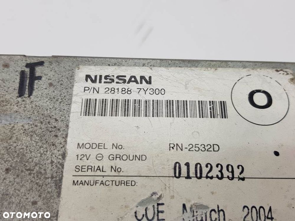 RADIO ODTWARZACZ CD NISSAN MAXIMA A34 281887Y300 - 2