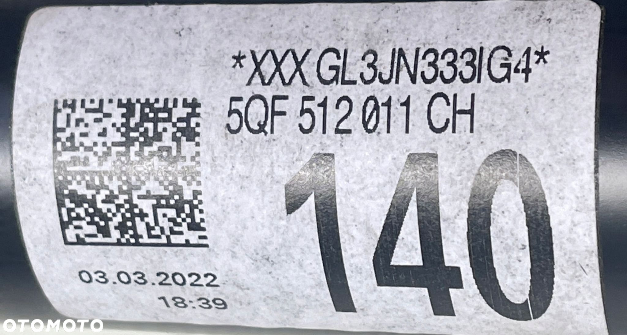 ORYGINAŁ VW TIGUAN II 5NA 2016 - AD1 AMORTYZATOR TYŁ SZTUKA 5QF512011CH - 4