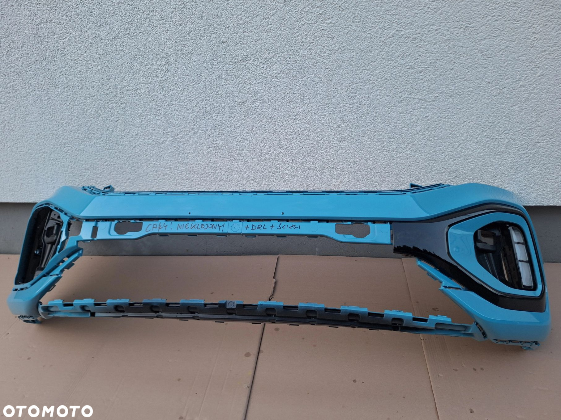 VW T-ROC R-LINE LIFT 22- 2GA CAŁY NIE KLEJONY! KOLOR: LC5A TEAL BLUE ZDERZAK PRZÓD+LED DRL 2GA941055E+ŚLIZGI ORYG 2GA807 - 3