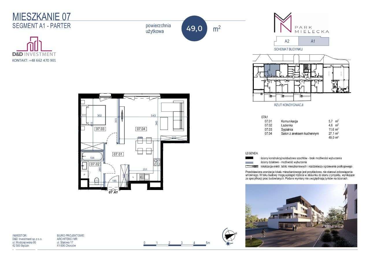 !49m2, 2 pokoje! *PARK MIELECKA* D&D Investment