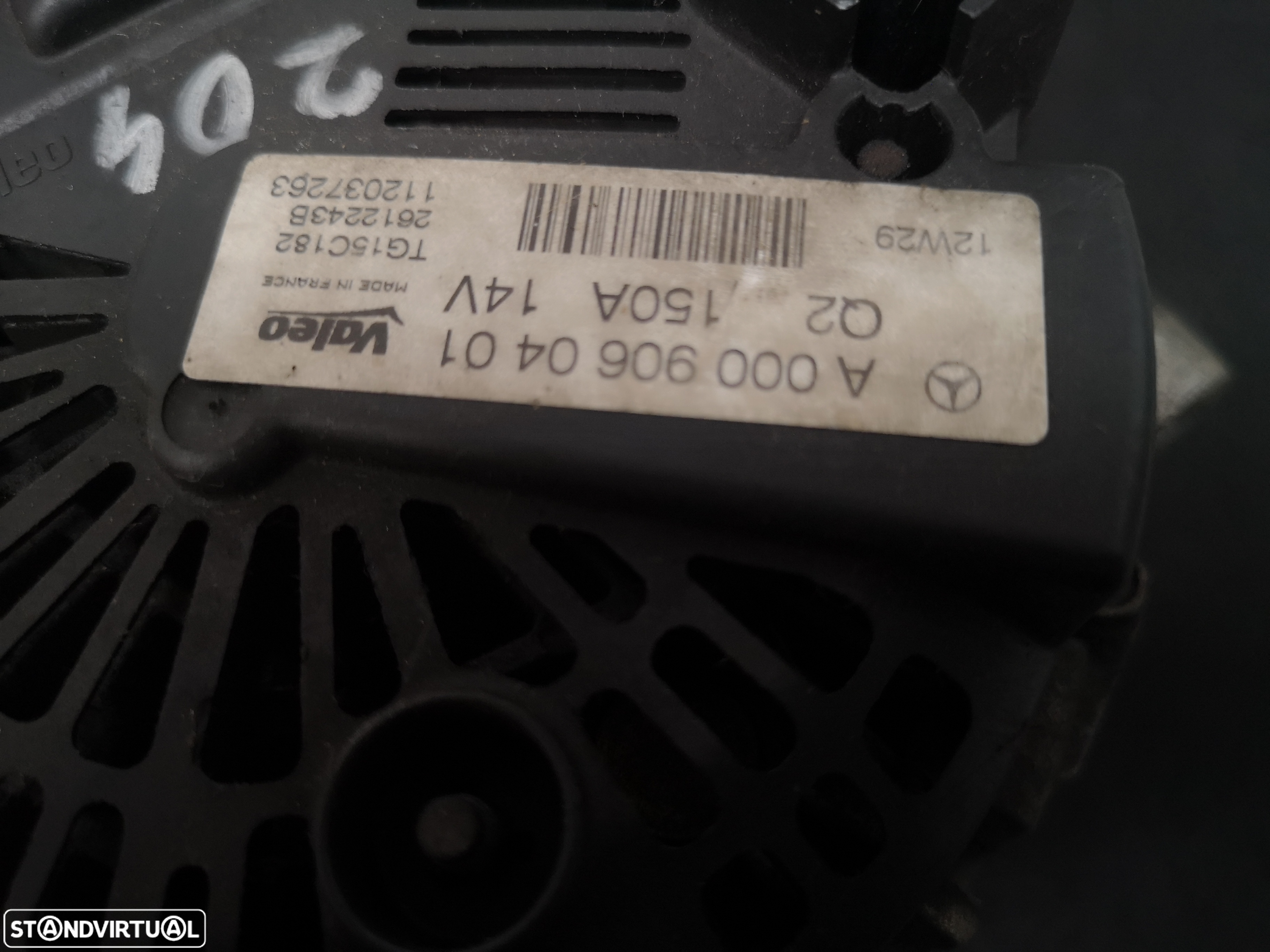 Alternador originais Mercedes w204 w212 class c e 2.2cdi  2011-2014 - 5