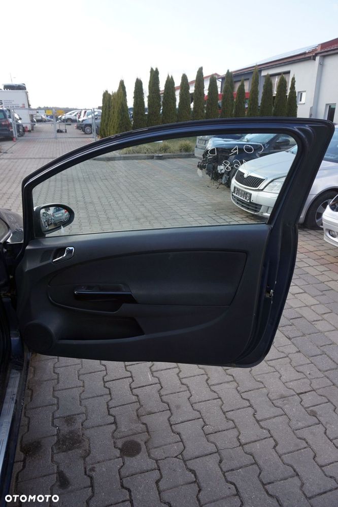DRZWI PRZEDNIE PRAWE CORSA D IV 3D HB Z168  SZARY OPEL 2006-2011 - 9