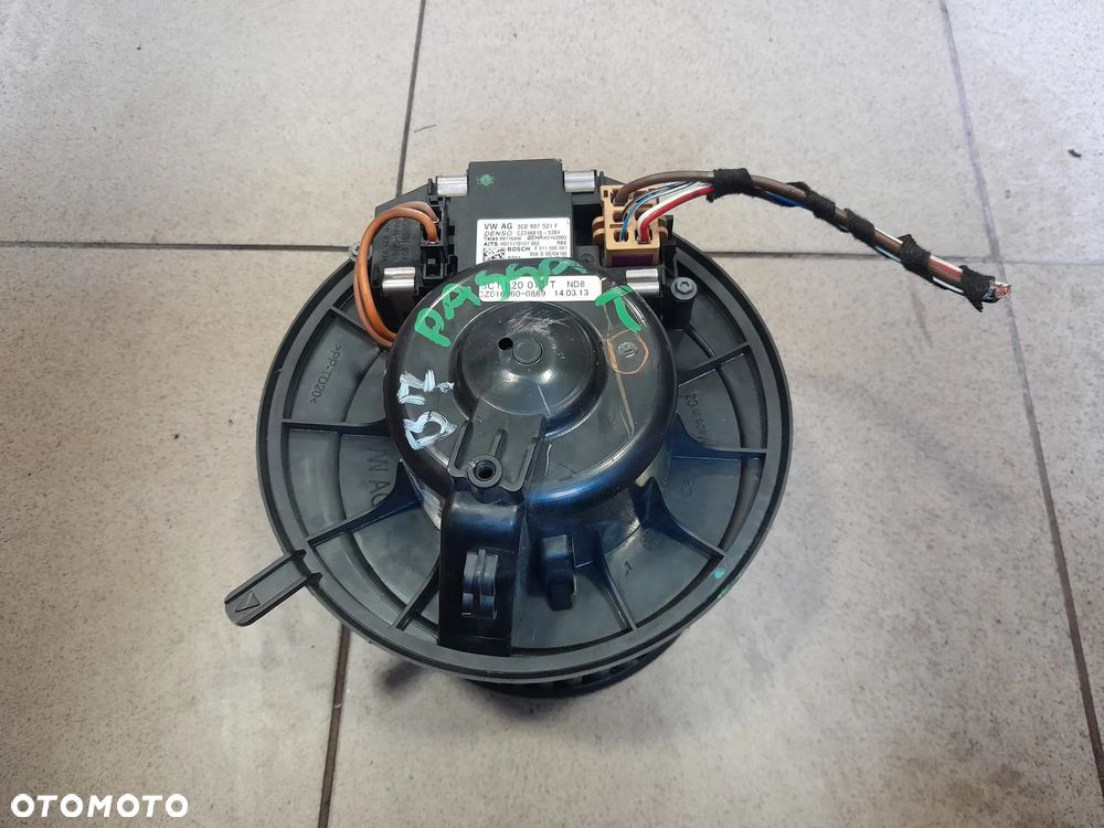 Dmuchawa wentylator nawiewów VW Passat B7 3C1820015T - 1