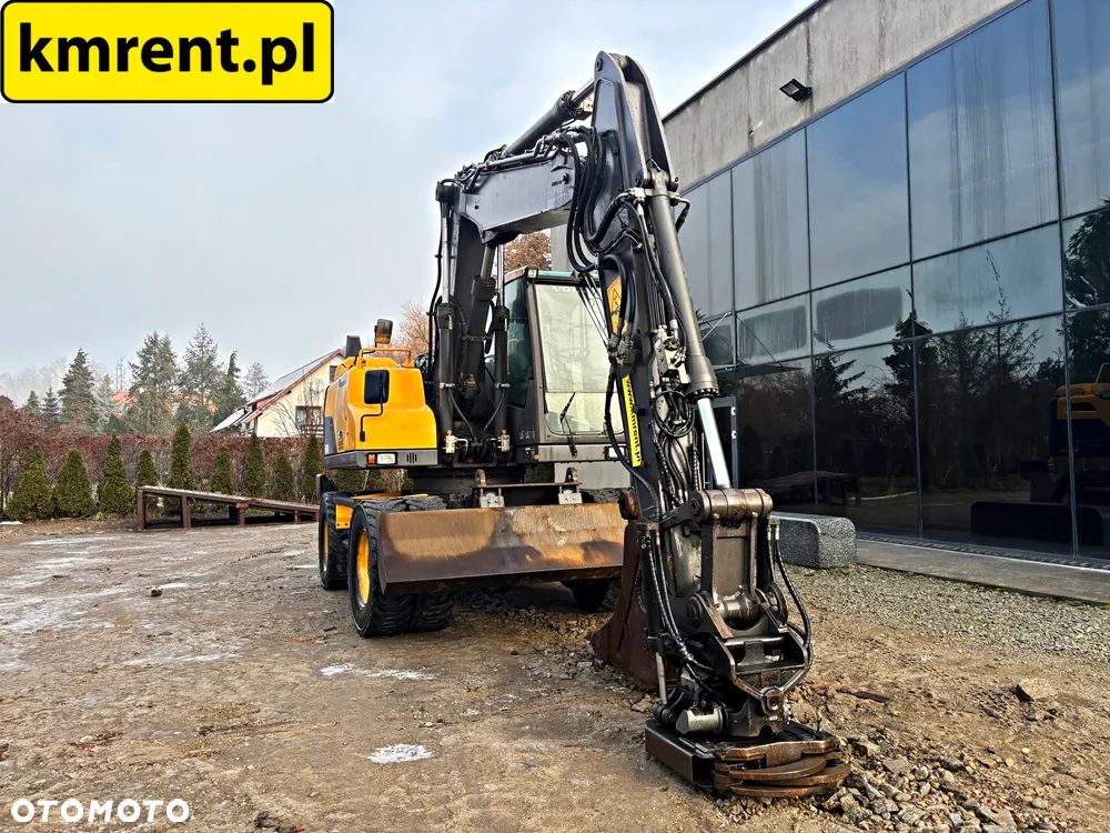 Volvo EW 140 D KOPARKA KOŁOWA GŁOWICA OBROTOWA ZE SZCZYPCAMI 2012R | Volvo ew160 , komatsu pw148 , JCB 145 175 , cat 313 316 , mecalac 15mwr - 9