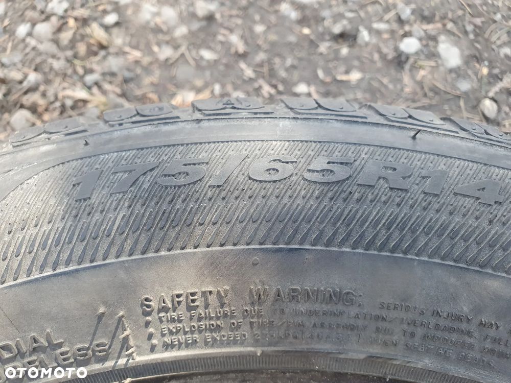 2x OPONA CAŁOROCZNA 175/65R14 Roadstone N'Priz 4S 2022R  7MM JAK NOWE - 5