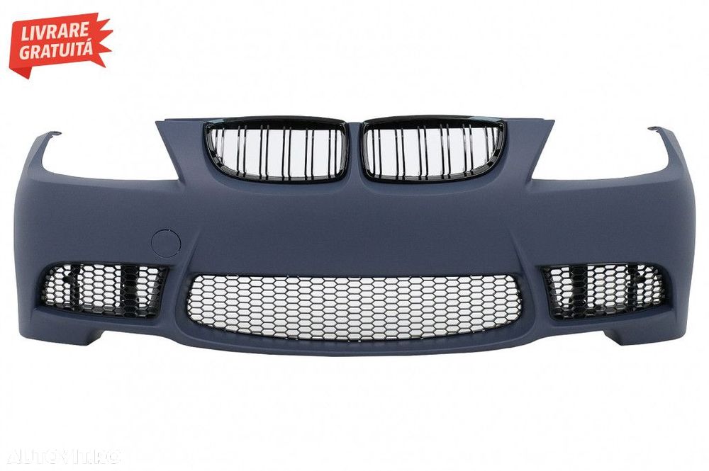 Bara Fata BMW Seria 3 E90 E91 LCI Facelift (08-11) M3 Design fara Proi - 1