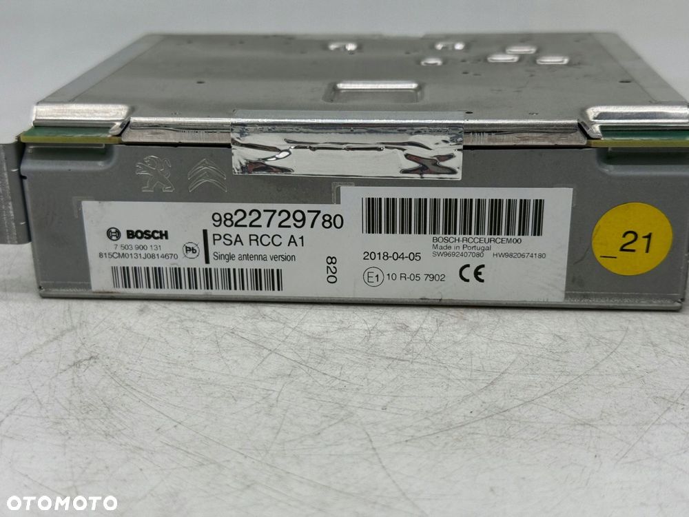 stacja multimedialna radio peugeot 208 9822729780 - 3