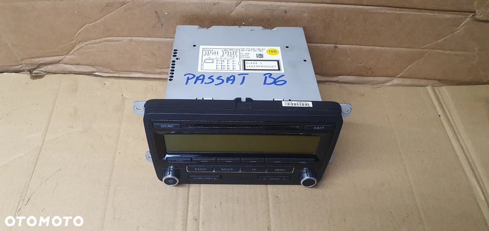 Radio radioodtwarzacz VW Passat B6 1K0035186AA - 2