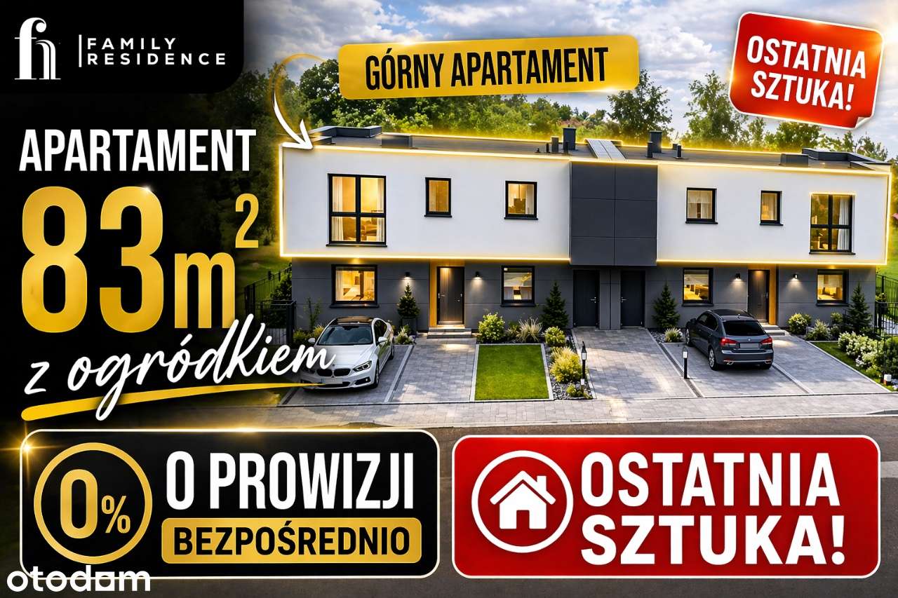 Apartamenty z ogródkiem !! bezpośrednio od dewelopera