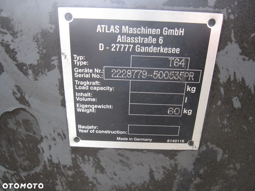 Chwytak rotor grajfa głowica obrotowa TYP T64 Atlas - 5