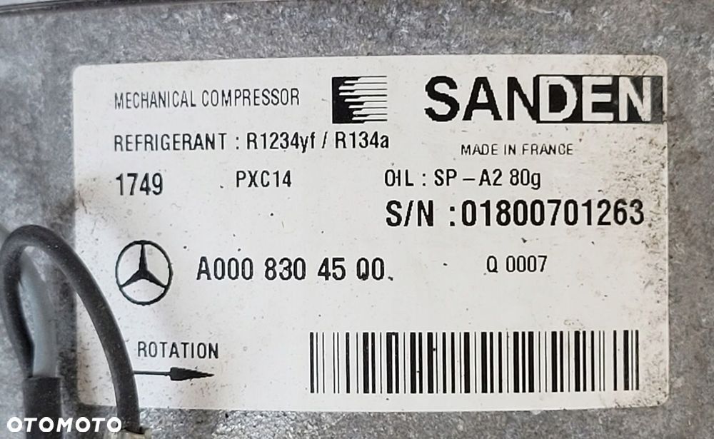 SPRĘŻARKA KLIMATYZACJI MERCEDES E-KLASA W213 W253 - 7