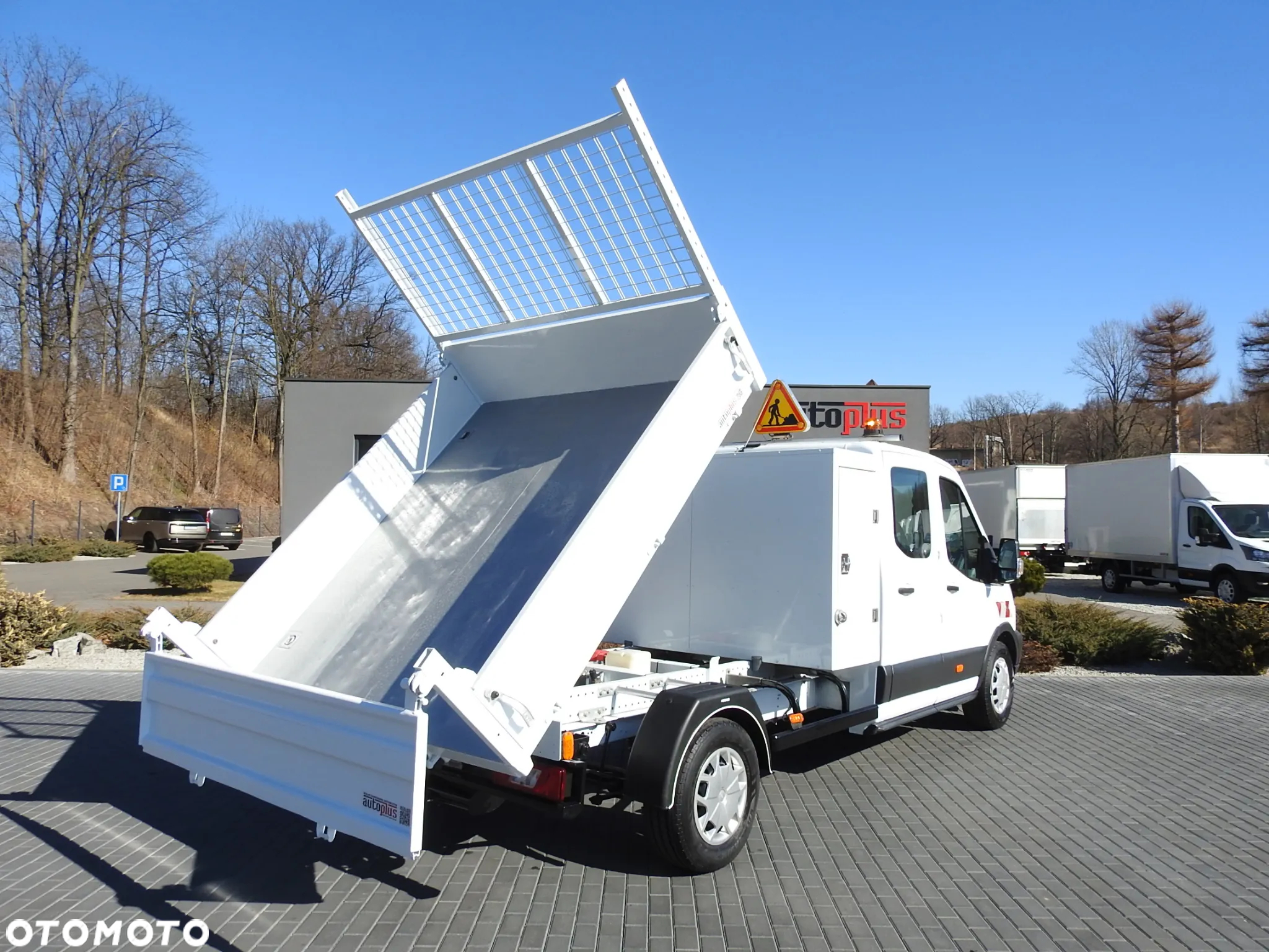 Ford TRANSIT  WYWROTKA PODWÓJNA KABINA DOKA 6 MIEJSC TEMPOMAT KLIMATYZACJA 130KM [ C66826 ] - 4
