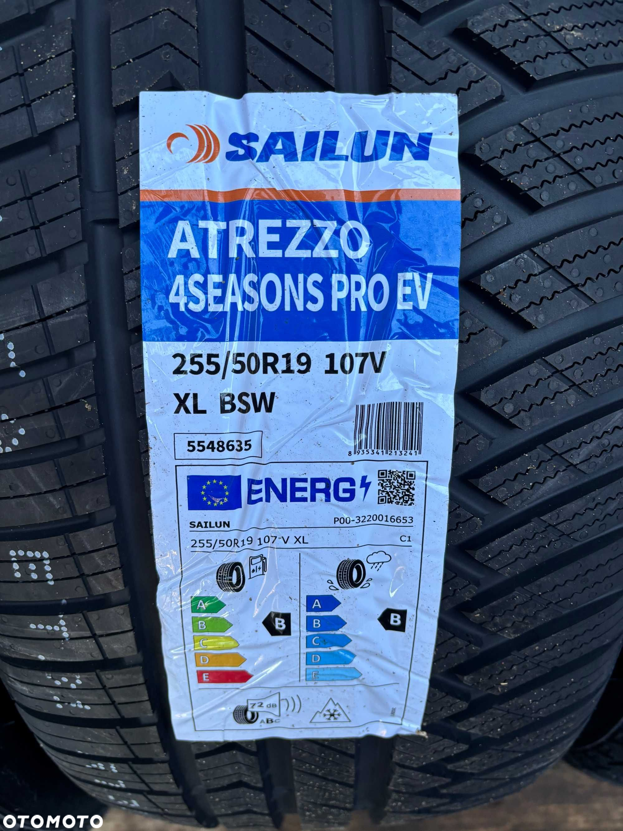 Okazja opony całoroczne 255/50R19 SAILUN ATREZZO 4SEASONS PRO EV 2024r - 2