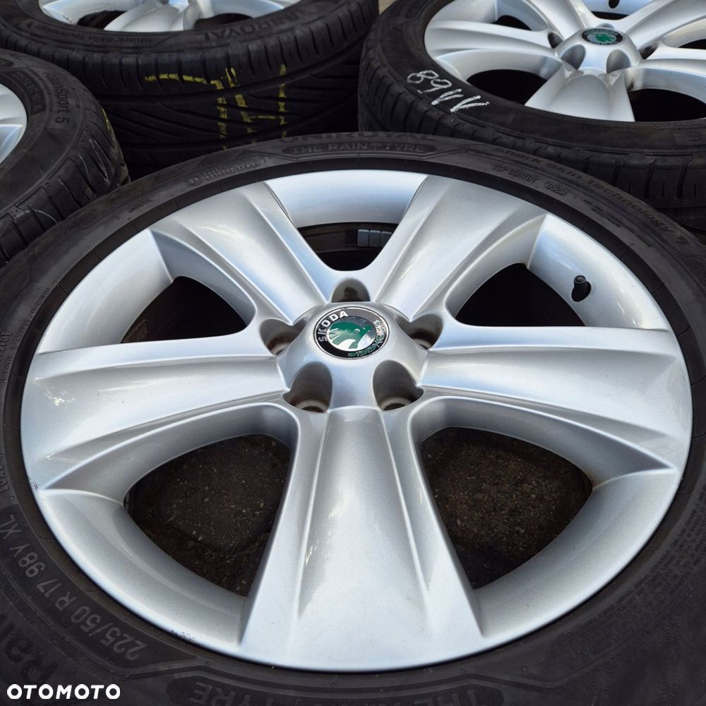 LATO KOŁA 225/50 R17 ORYGINAŁ SKODA YETI SUPERB OCTAVIA TOURAN ALHAMBRA - 7