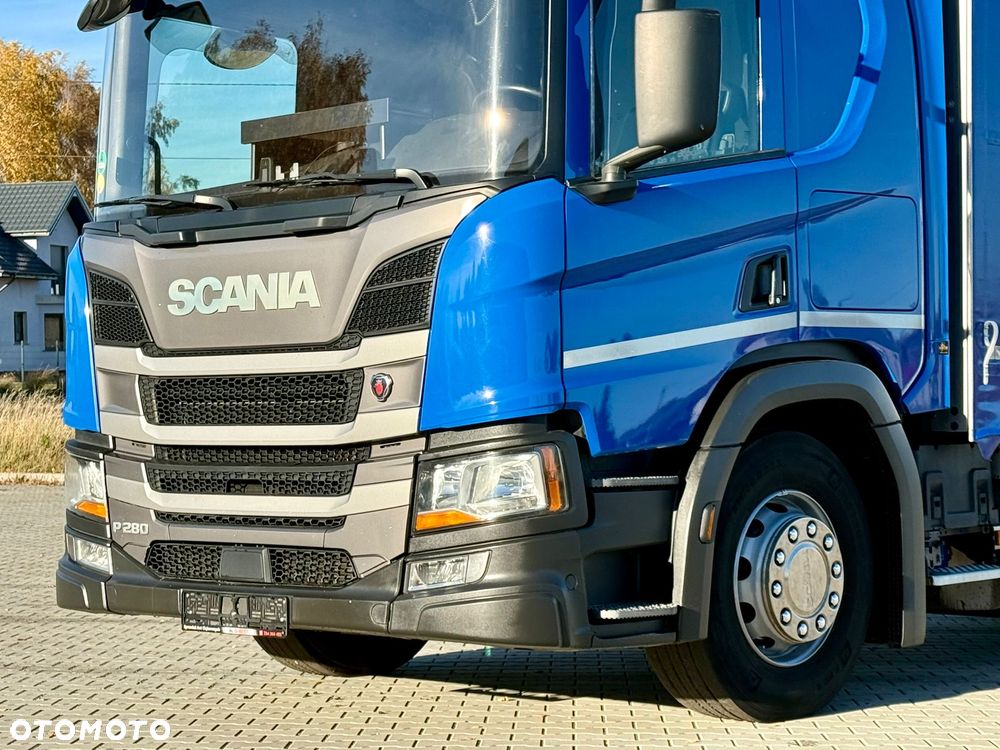 Scania P280 / FIRANKA / 20 EUROPALET / SYPIALKA / SILNIK 6 / AUTOMAT / EURO 6 / NISKI PRZEBIEG / 12.2021 ROK - 14