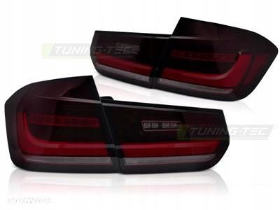 Lampy Diodowe Tylne Bmw F30 11-18 Led Bar Red Smoke Dts Sedan - 1