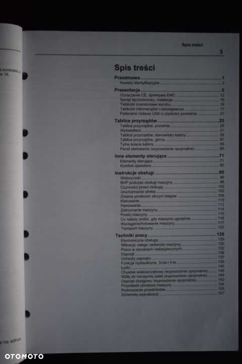 DTR, Instrukcja obsługi ładowarka kołowa Volvo * L150F * L180F * L220F * - 3