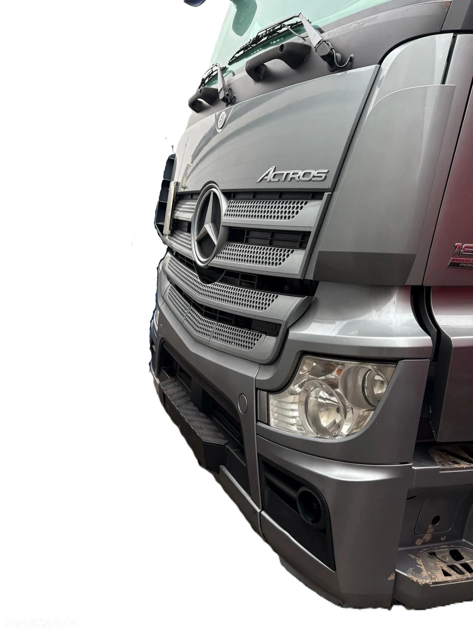 KOMPLETNY PRZÓD MASKA ZDERZAK LAMPA MERCEDES ACTROS MP4  WĄSKA KABINA - 3