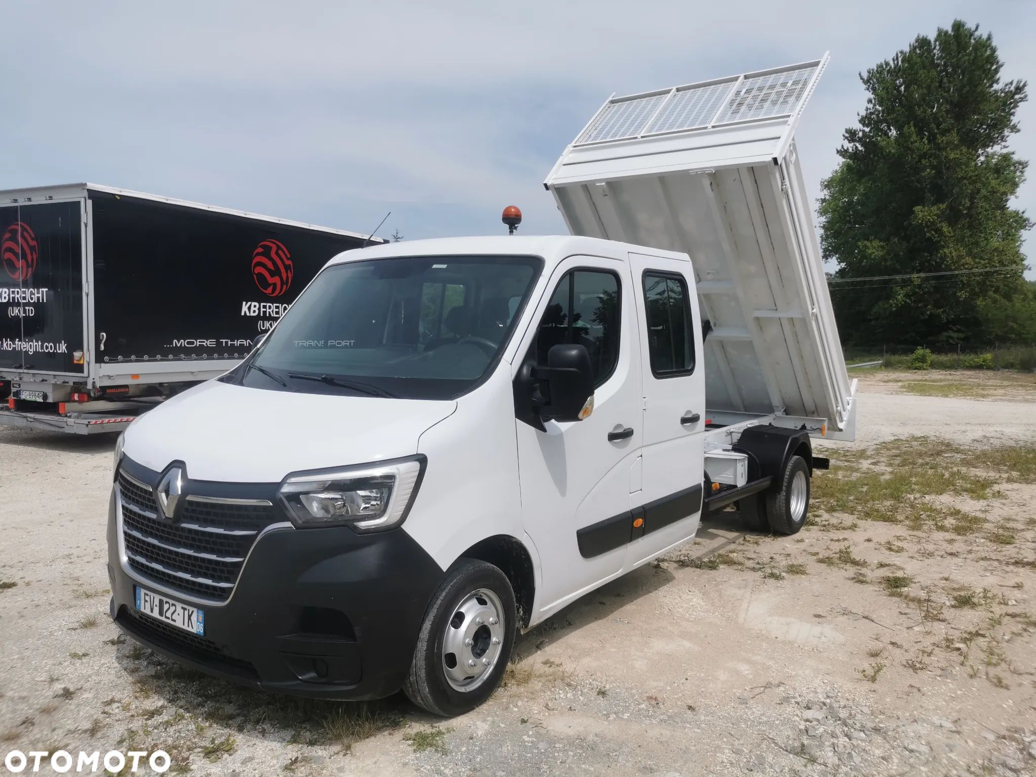 Renault Master 2.3dCi-130KM Brygadówka wywrotka 48.800km przebieg kiper doka Dubel klimatyzacja - 1