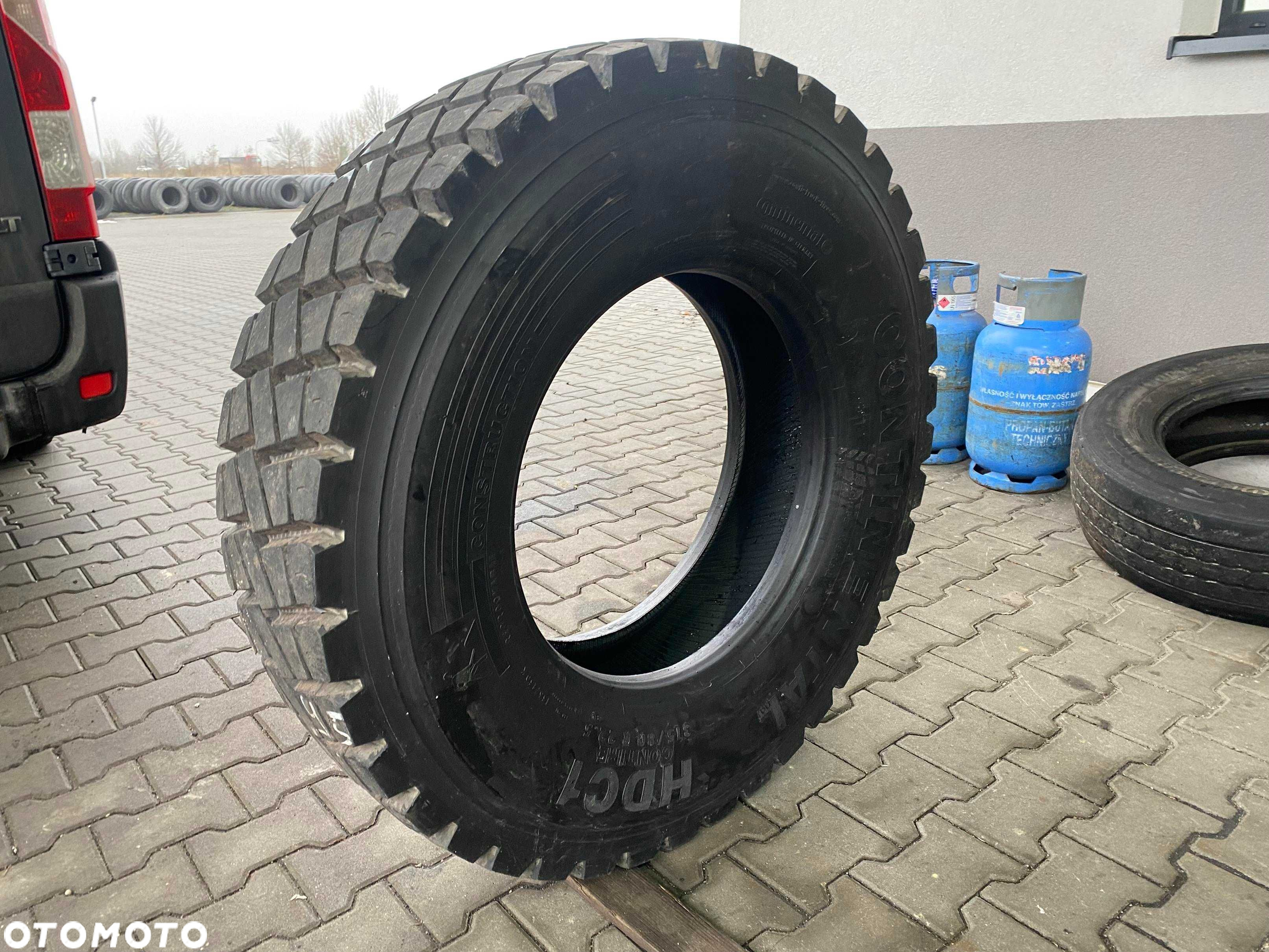 Opona 315/80R22.5 CONTINENTAL HDC1 Napędowa 95% Bieżnika - 5