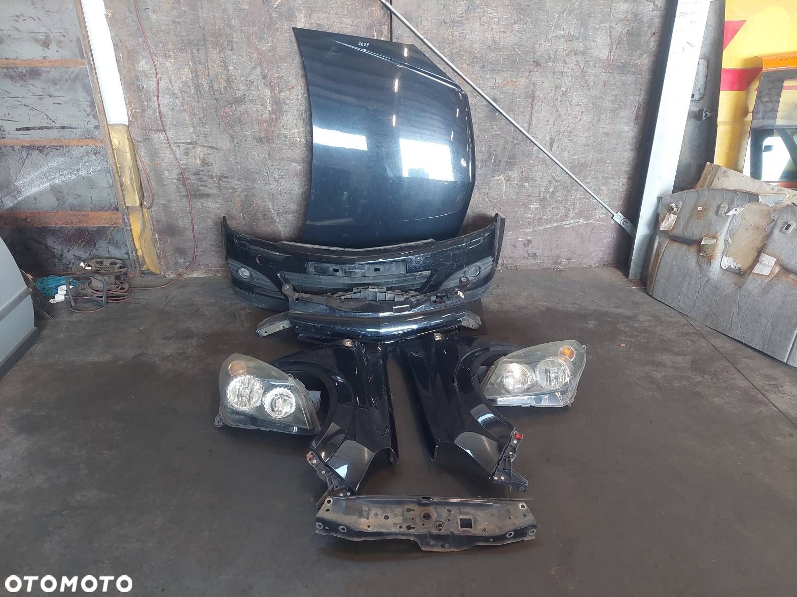 KOMPLETNY PRZÓD MASKA ZDERZAK PRZÓD LAMPY BŁOTNIKI OPEL ASTRA H Z20R - 1